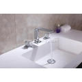 Two Handle Basin Faucet Chrome Plated